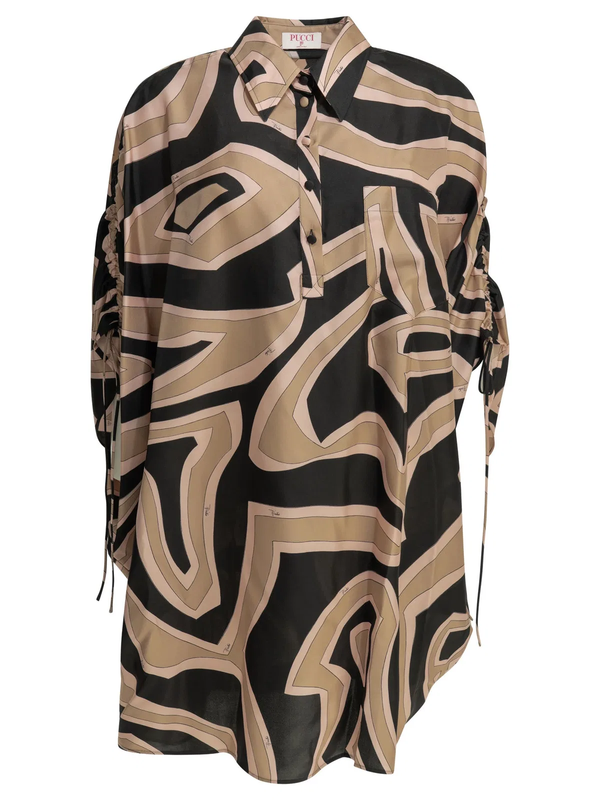 Emilio Pucci "Labirinto" Short Kaftan Dress