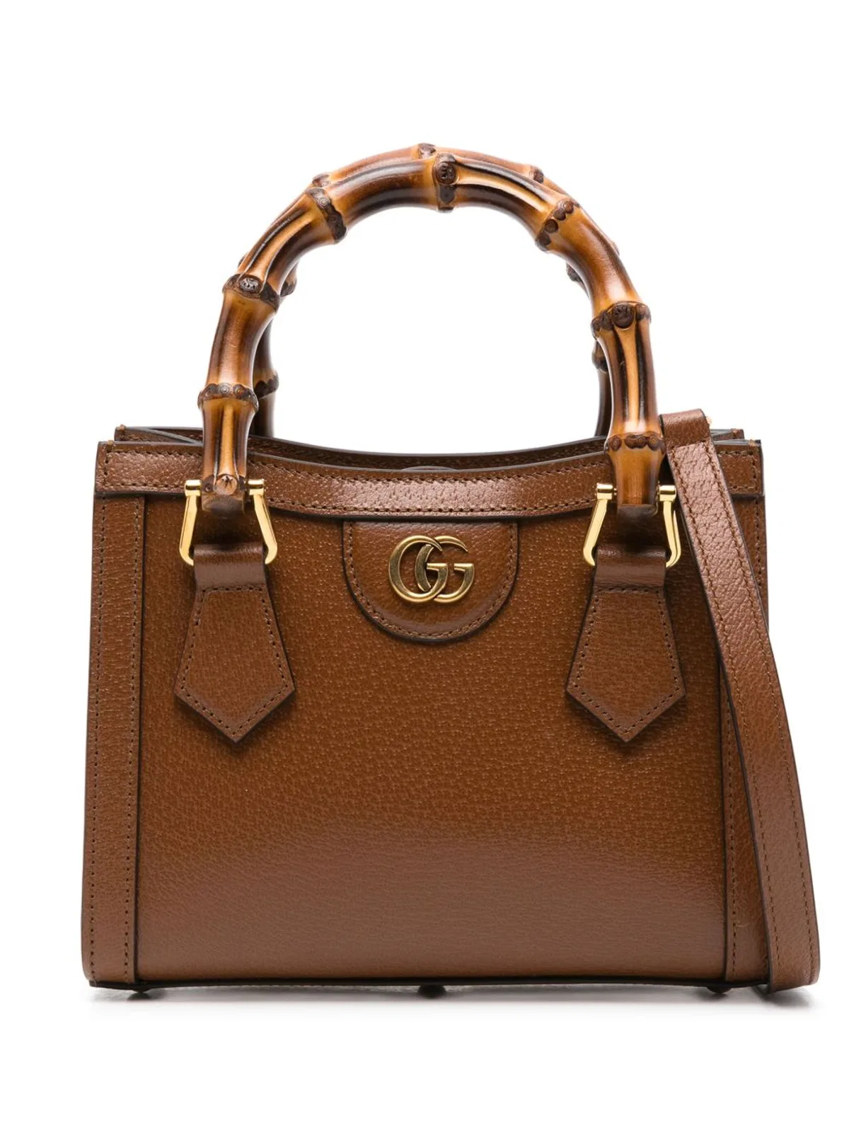 Gucci Diana Mini Bamboo 2Way Tote Bag