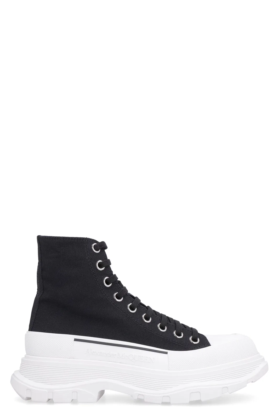 Alexander Mcqueen Black Canvas Canvas Sack Sneakers