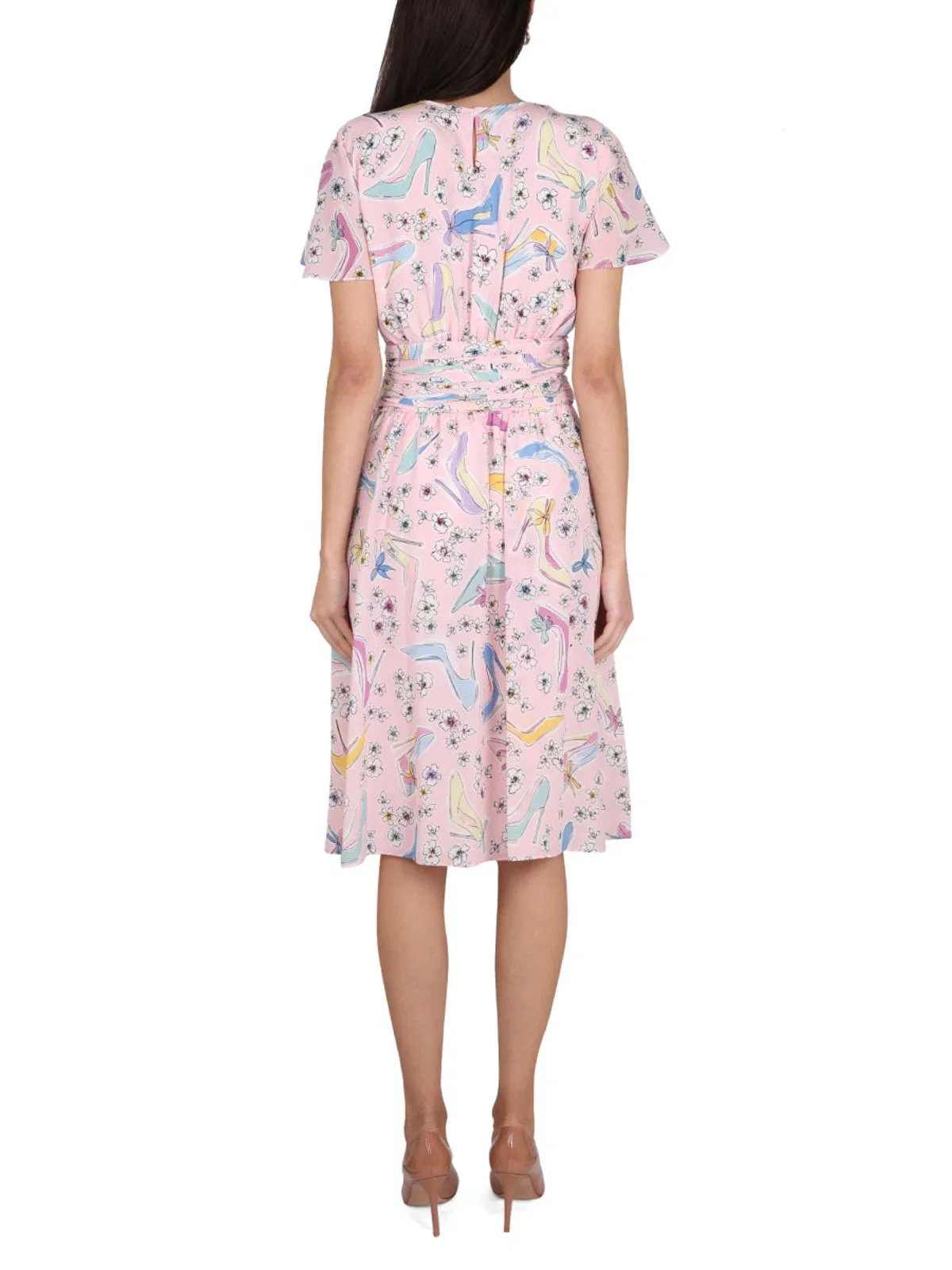 Boutique Moschino "Heels And Flowers" Dress