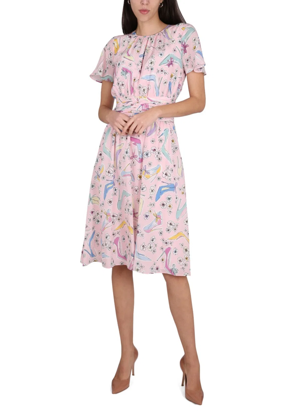 Boutique Moschino "Heels And Flowers" Dress