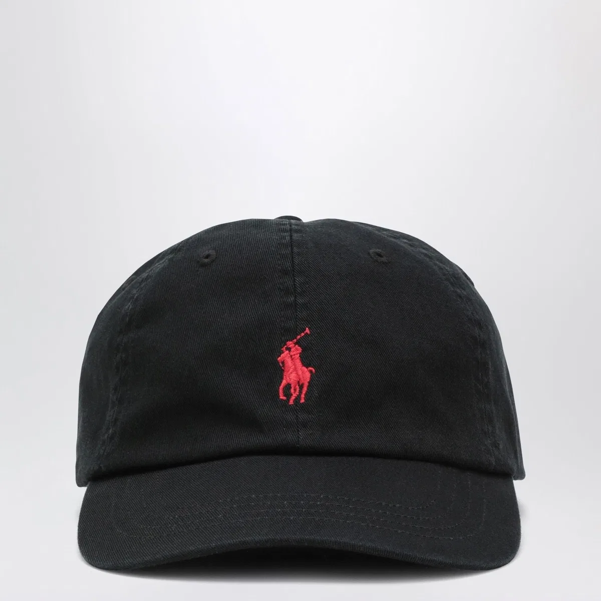 Polo Ralph Lauren Black Baseball Cap With Logo