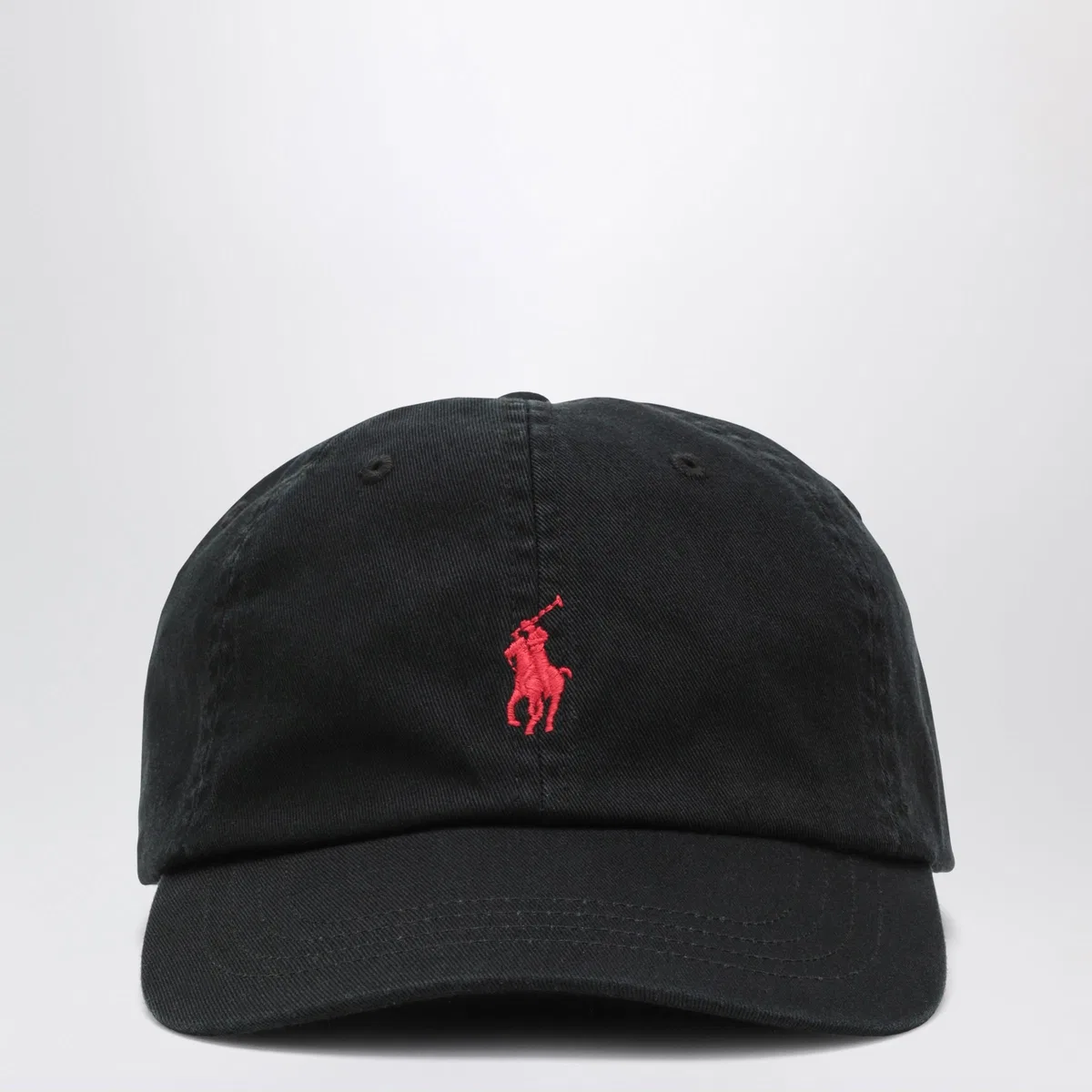 Polo Ralph Lauren Black Baseball Cap With Logo
