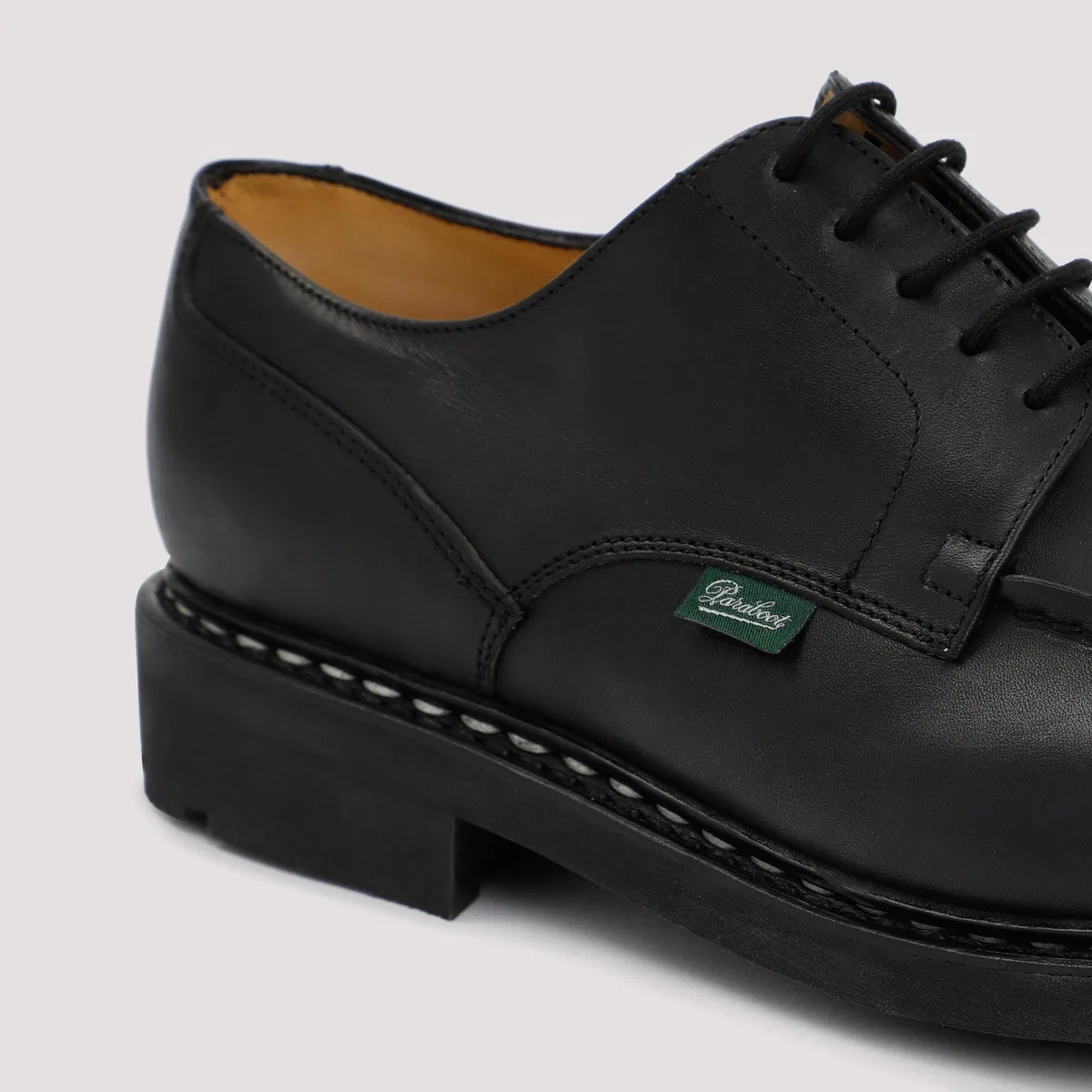 Paraboot Leather Lace-Up Derby Shoes