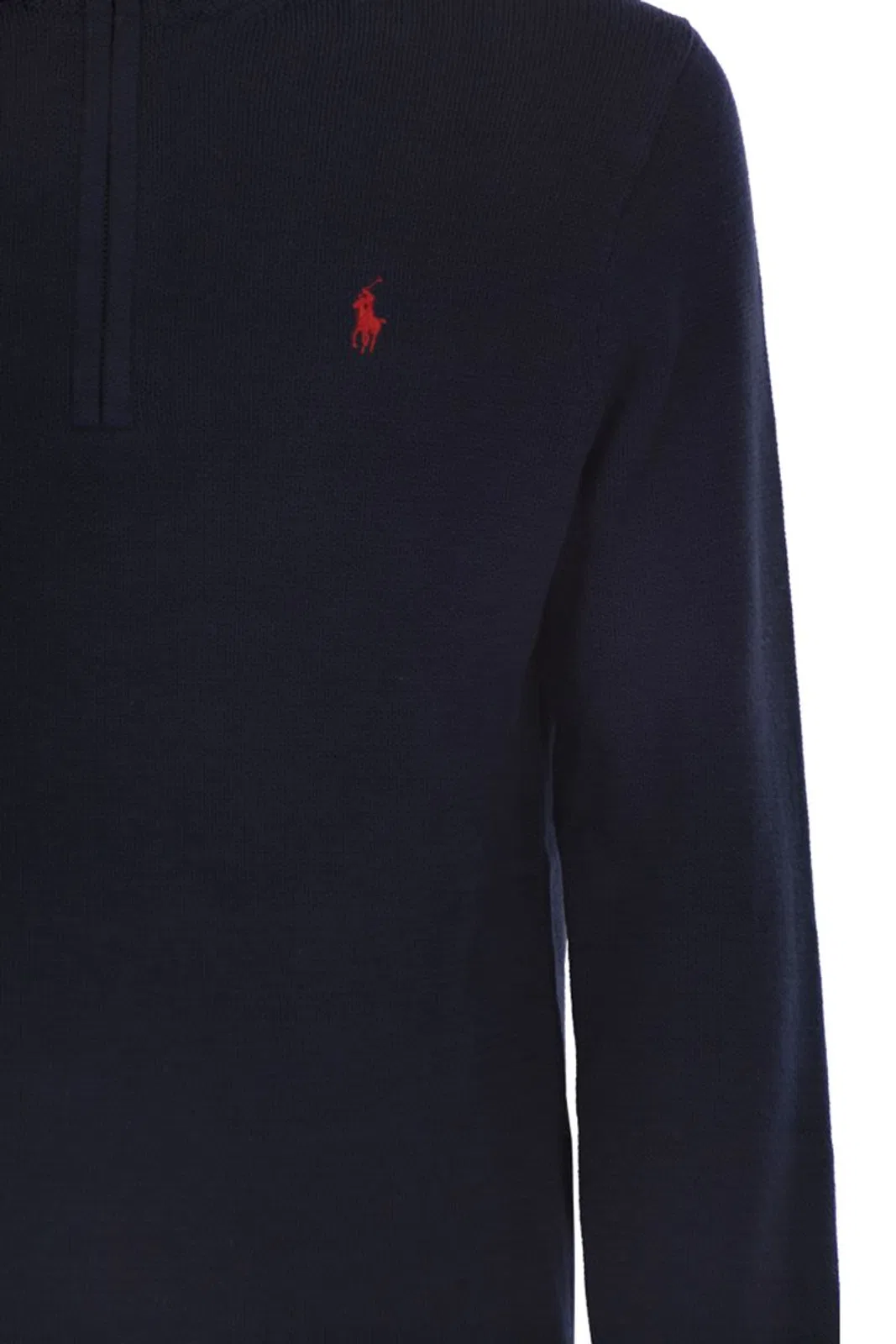 Polo Ralph Lauren Cotton Jumper With Zip Fastening