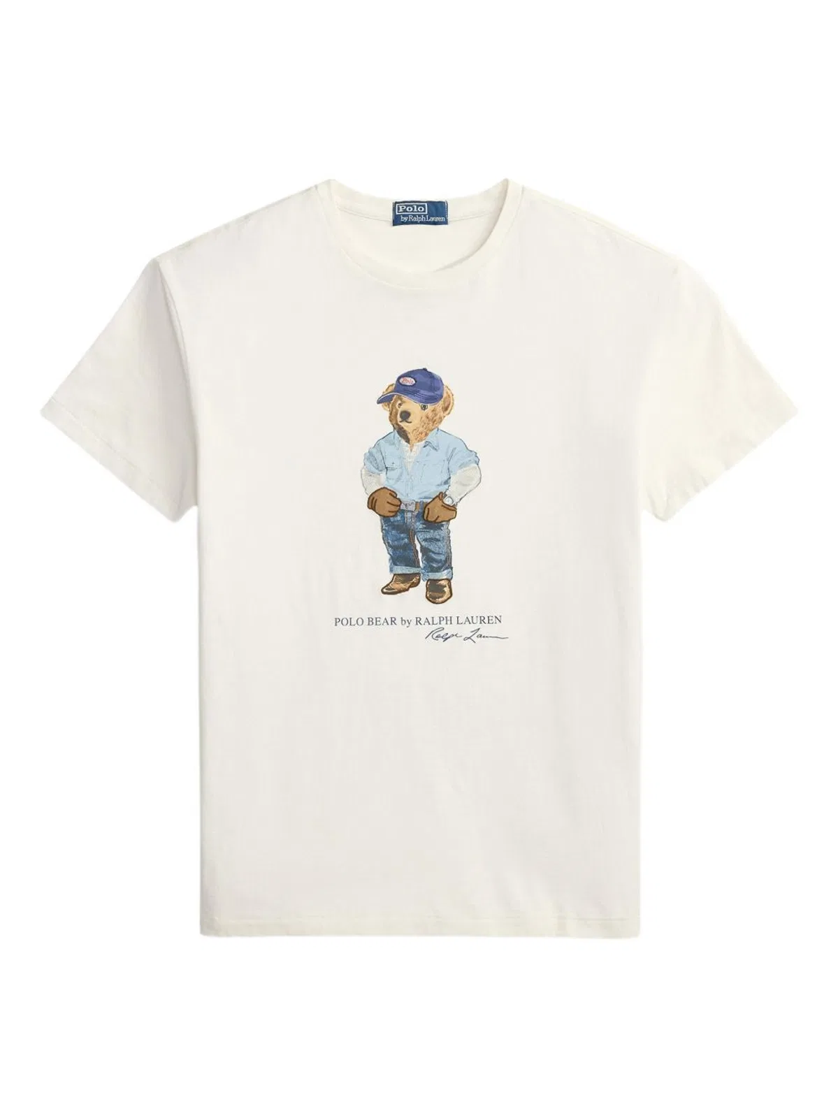 Ralph Lauren White Cotton Tee Shirt