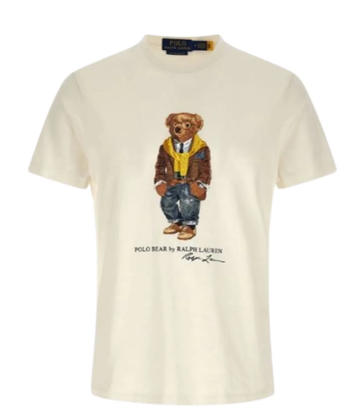Ralph Lauren White Crew Neck Graphic T-Shirt