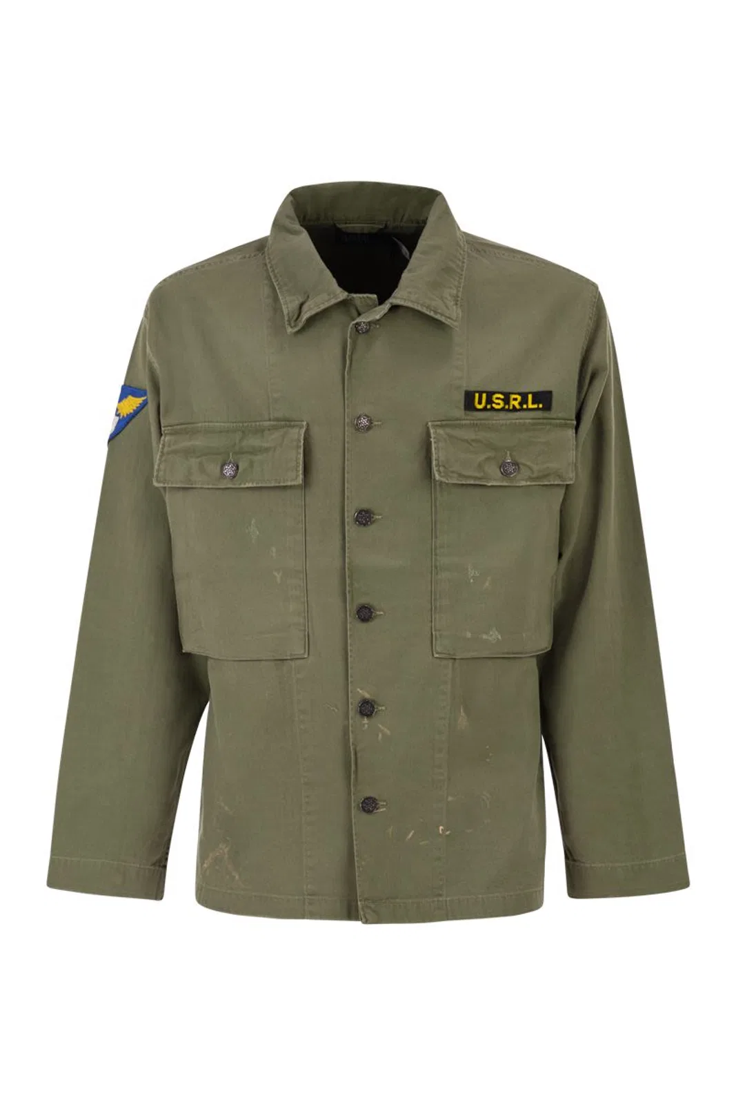 Polo Ralph Lauren Cotton Military-Inspired Overshirt Jacke