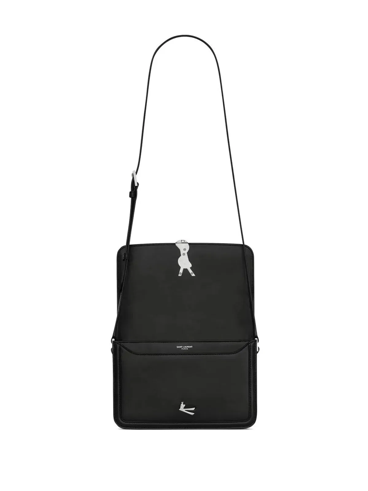 Saint Laurent Solferino Black Leather Shoulder Bag