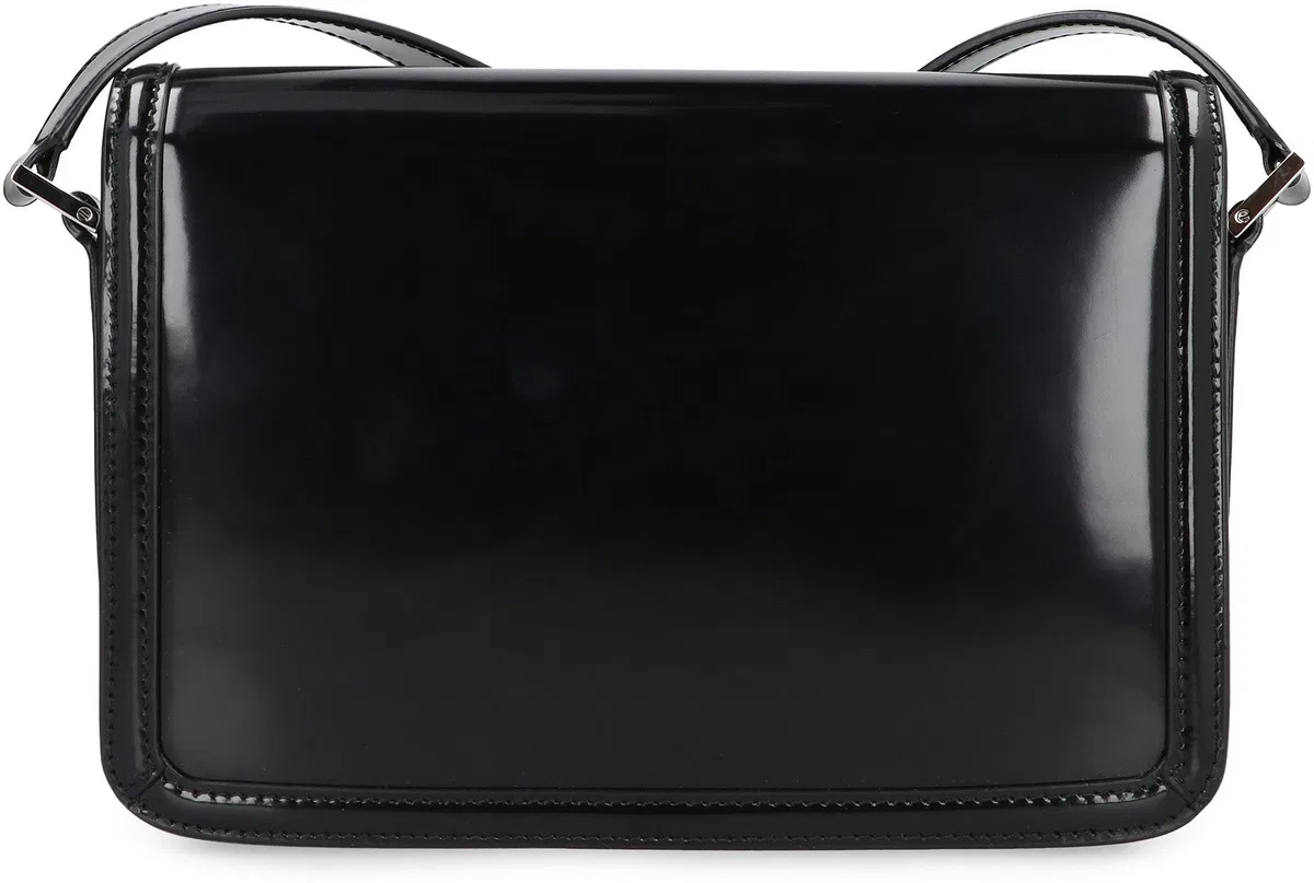 Saint Laurent Black Leather Solferino Medium Crossbody