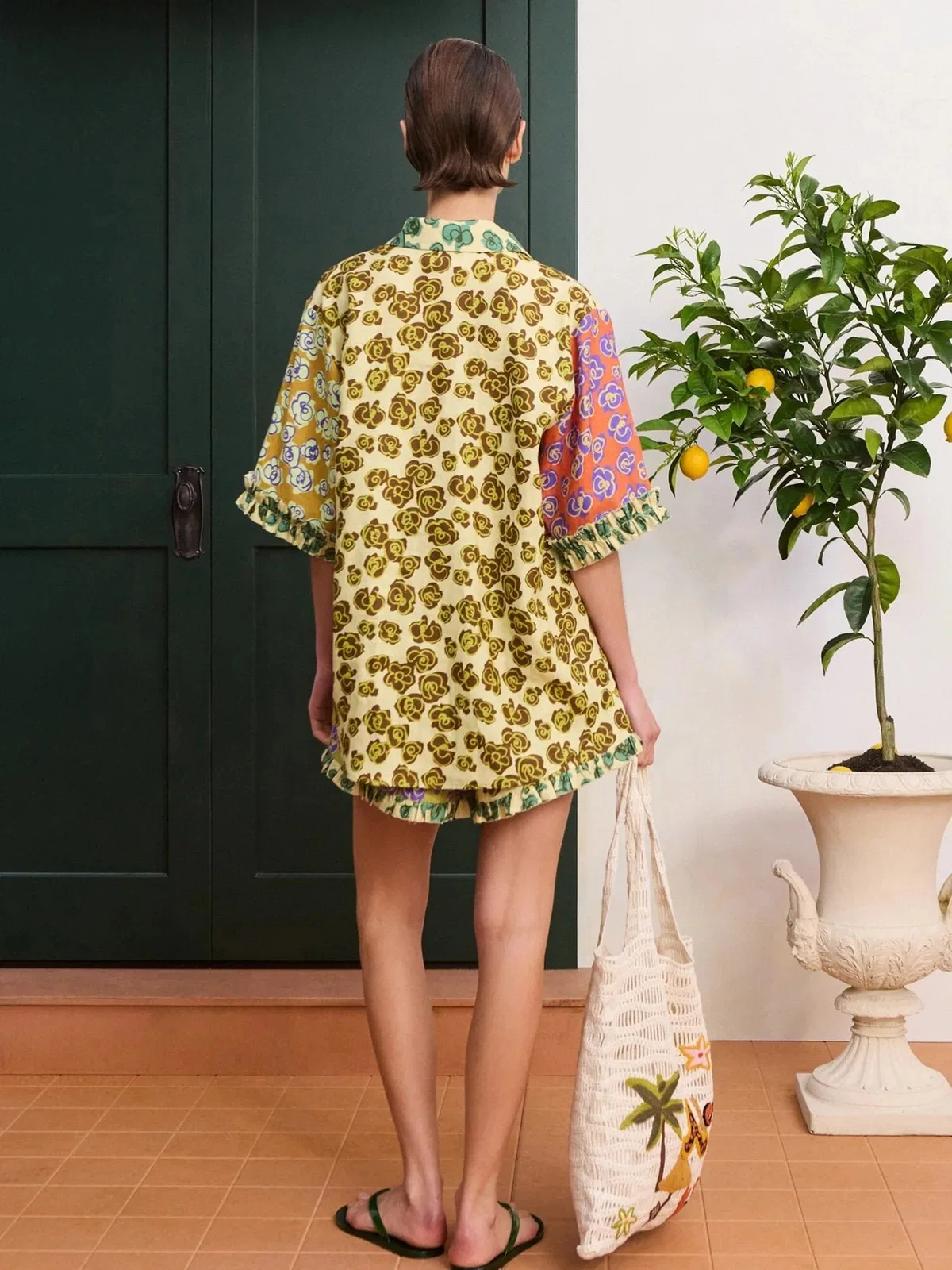 Alemais Patty Spliced Shorts