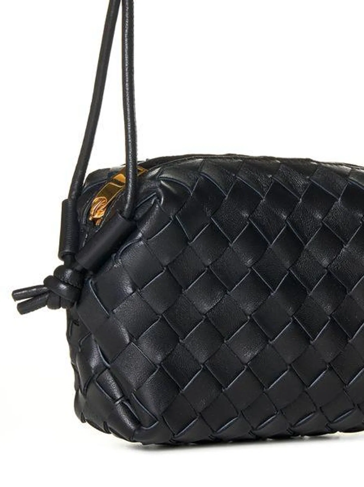 Bottega Veneta Mini Loop Leather Camera Bag