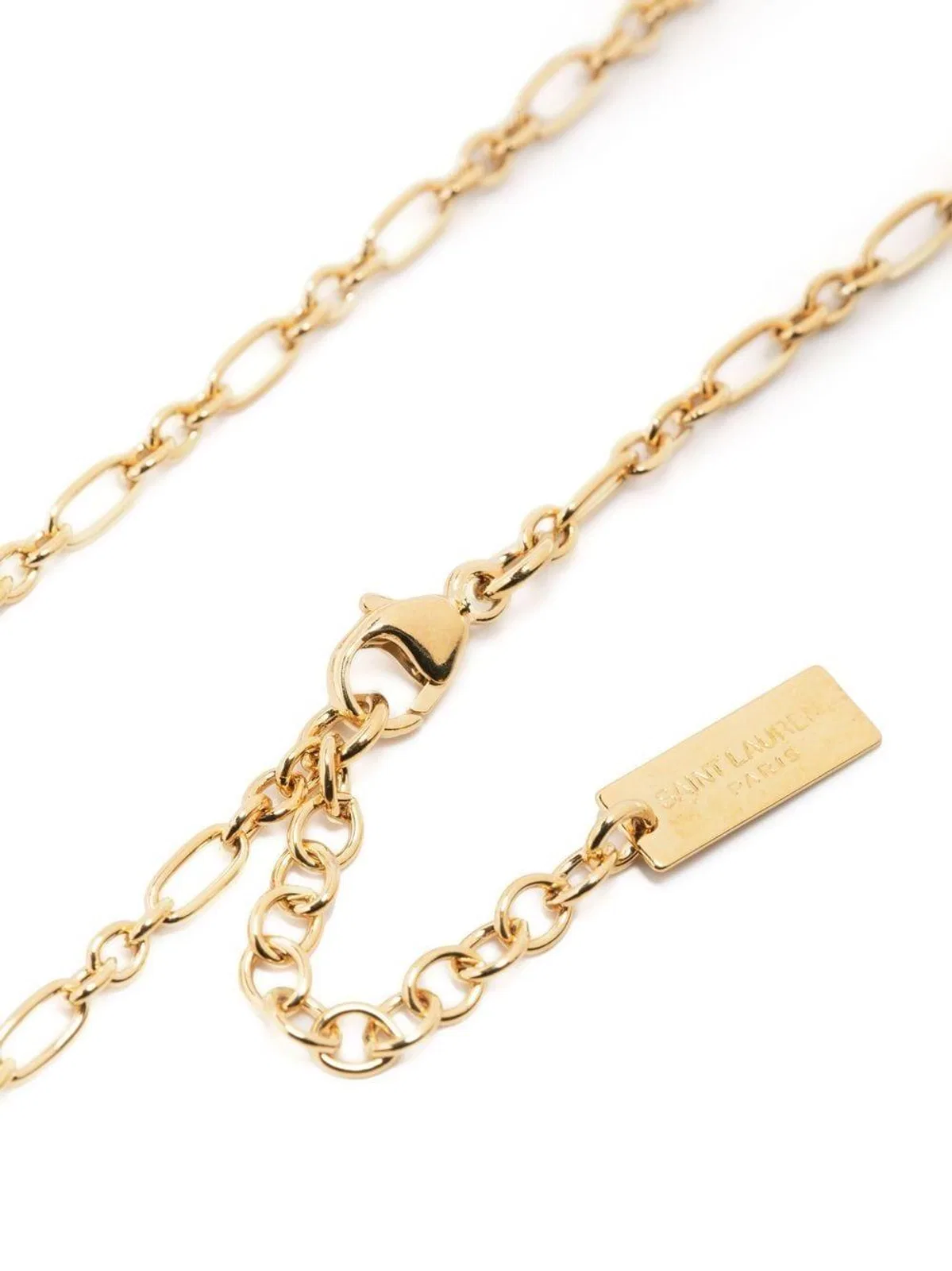 Saint Laurent Long Parallel Chain Necklace