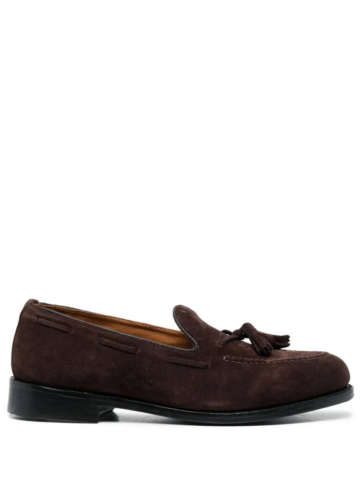 Sebago Brown Leather Flat Shoes