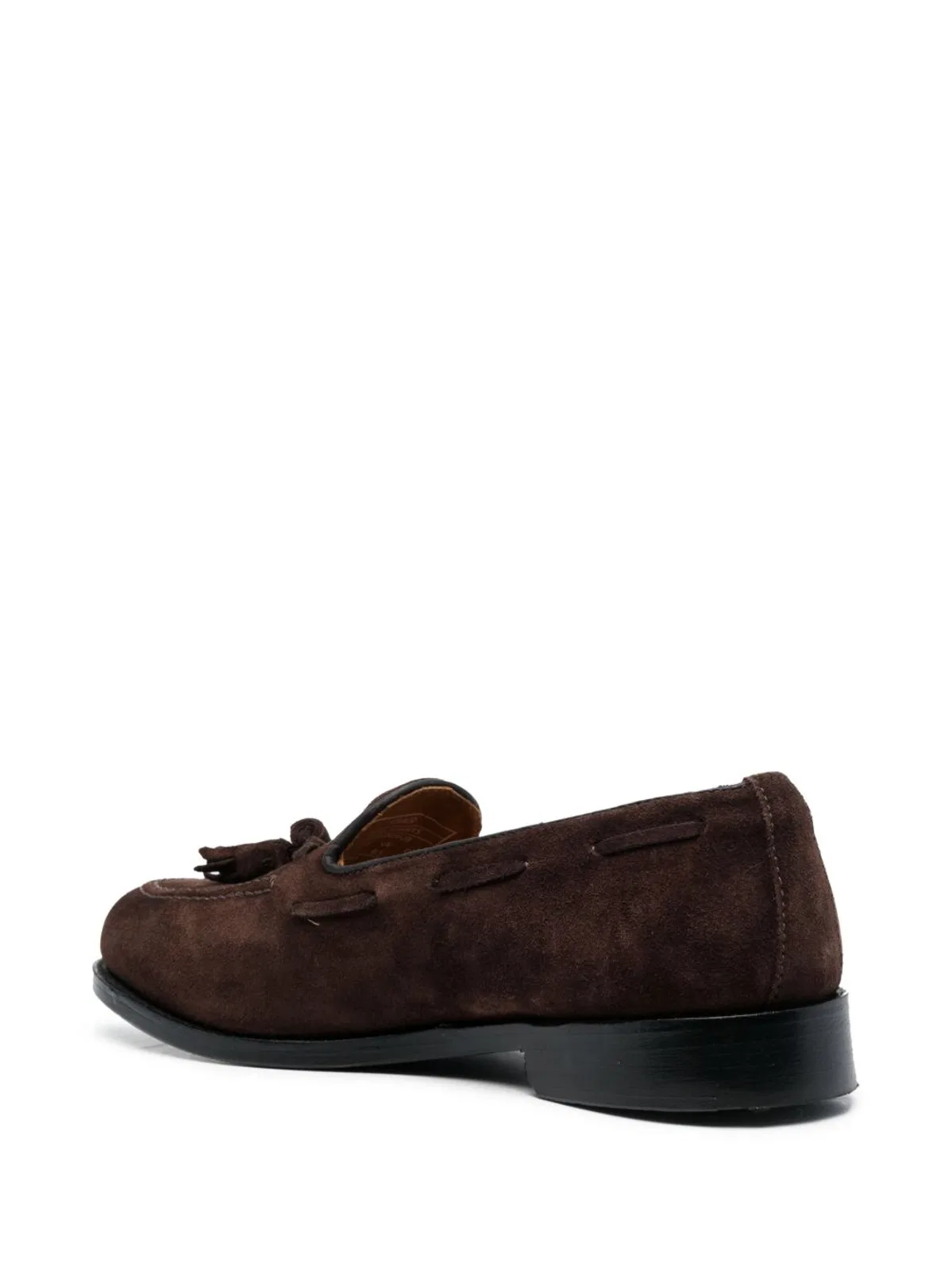 Sebago Brown Leather Flat Shoes