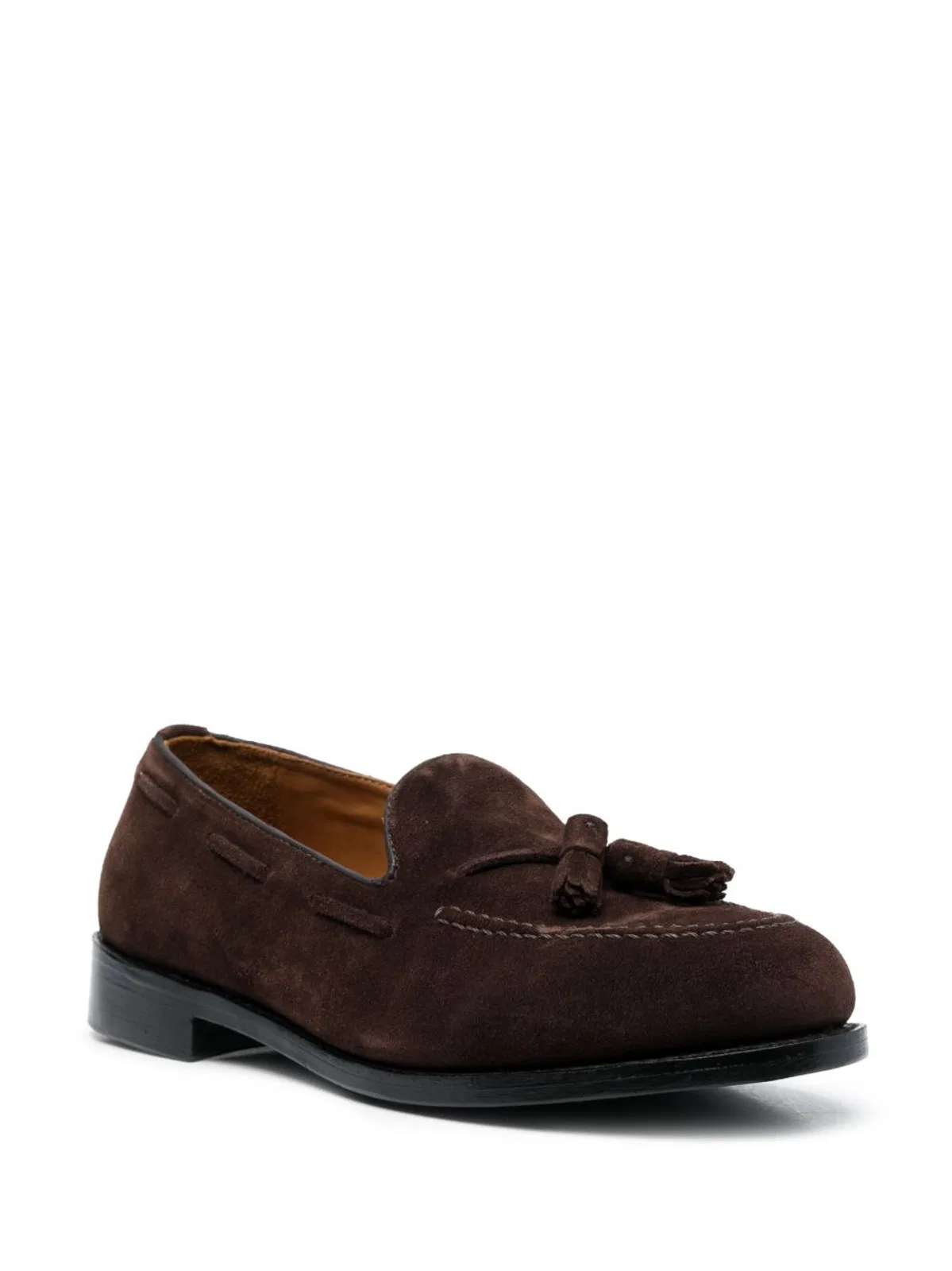 Sebago Brown Leather Flat Shoes