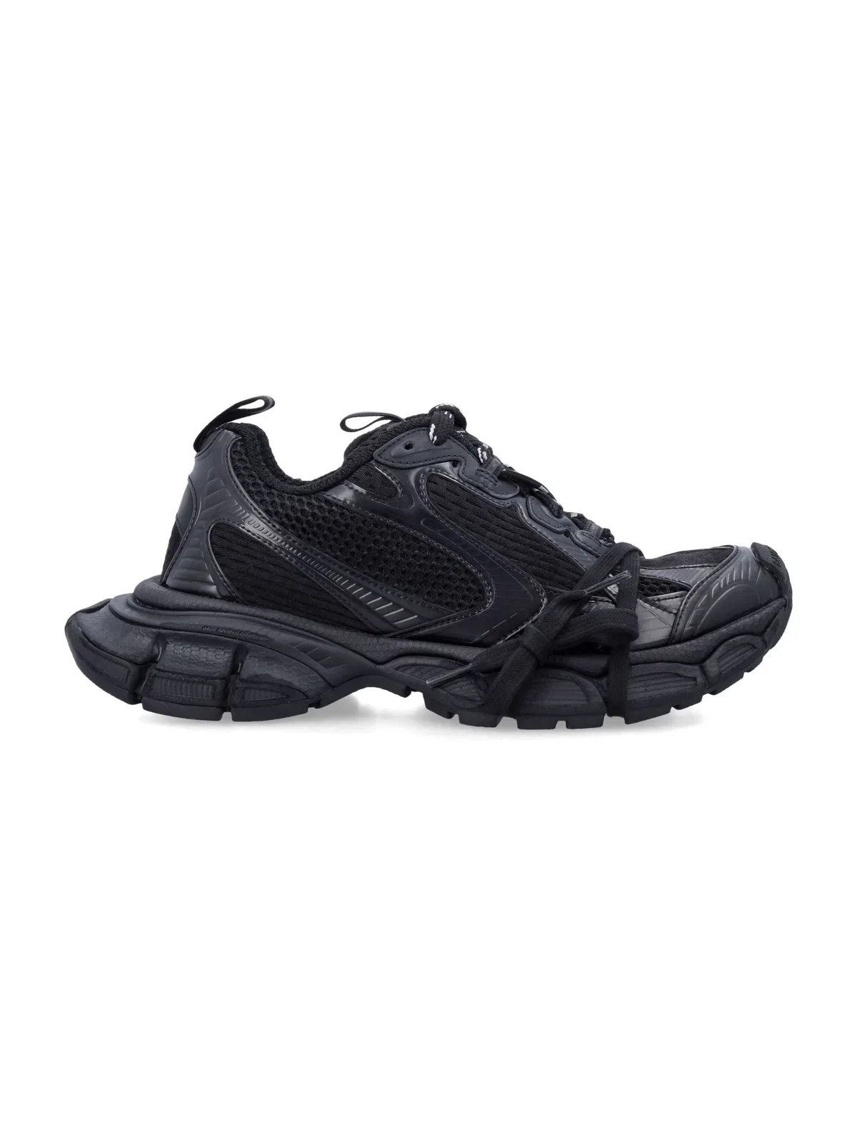 Balenciaga Black Polyurethane Polyester Sneakers