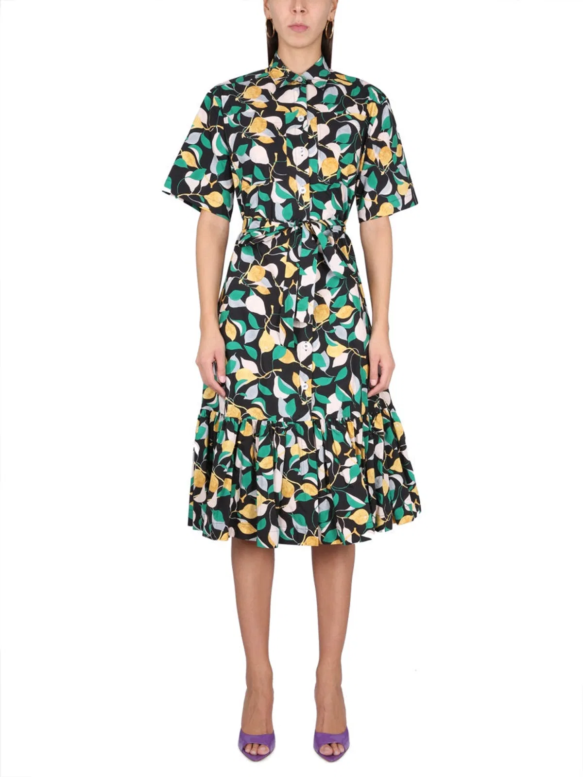 La Double J La Doublej Shirt Dress With Belt
