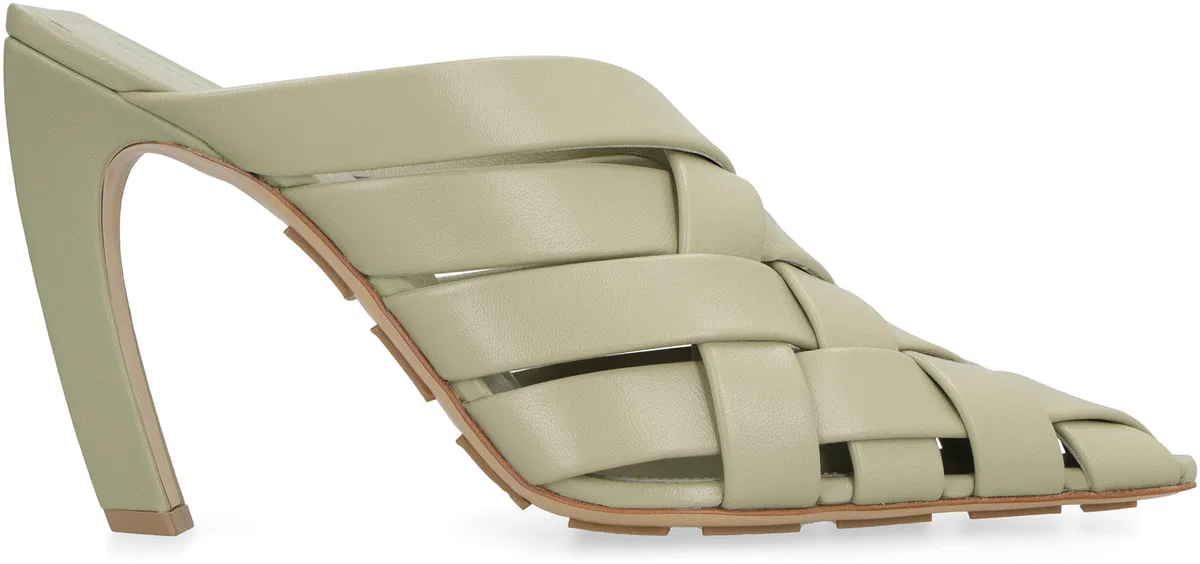 Bottega Veneta Alfie Leather Mules