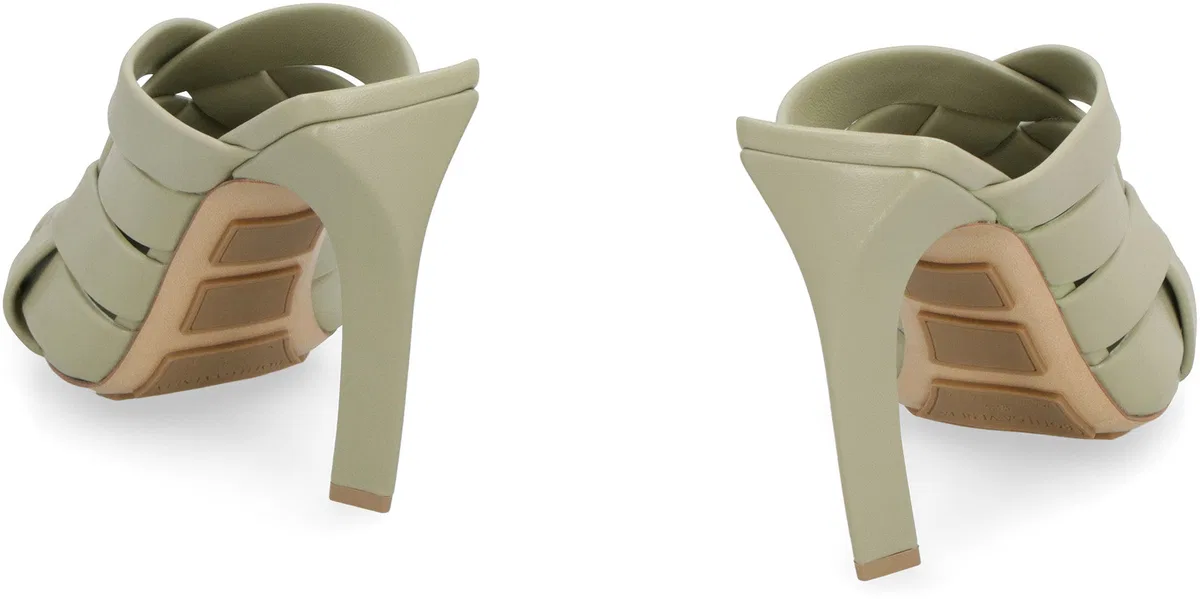 Bottega Veneta Alfie Leather Mules