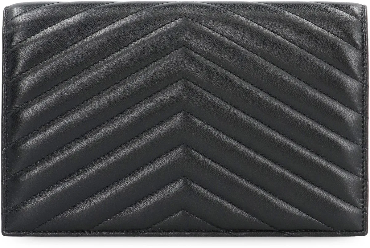 Saint Laurent Cassandre Envelope Chain Wallet