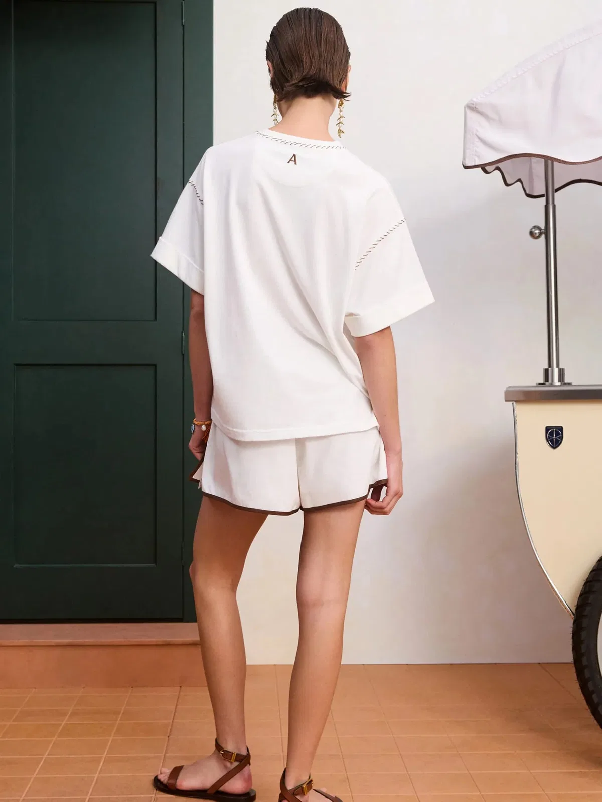 Alemais Scuba Cuffed Tee