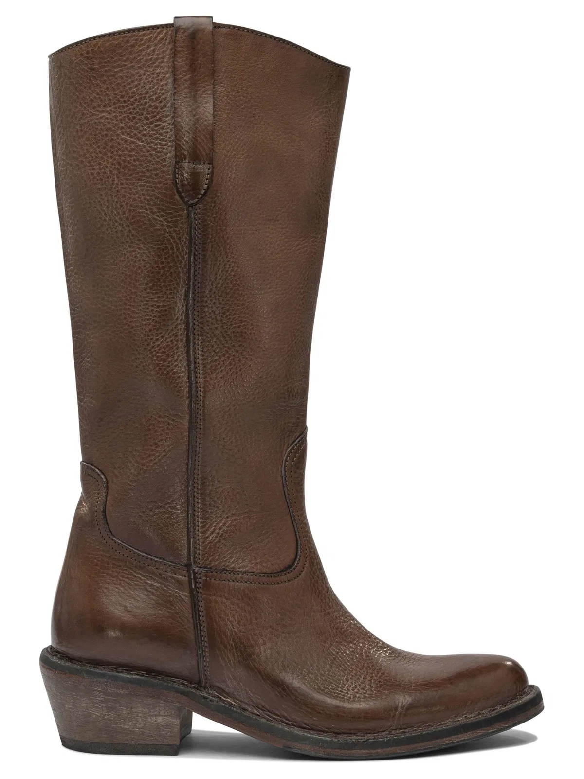 Moma Brown Leather Boots