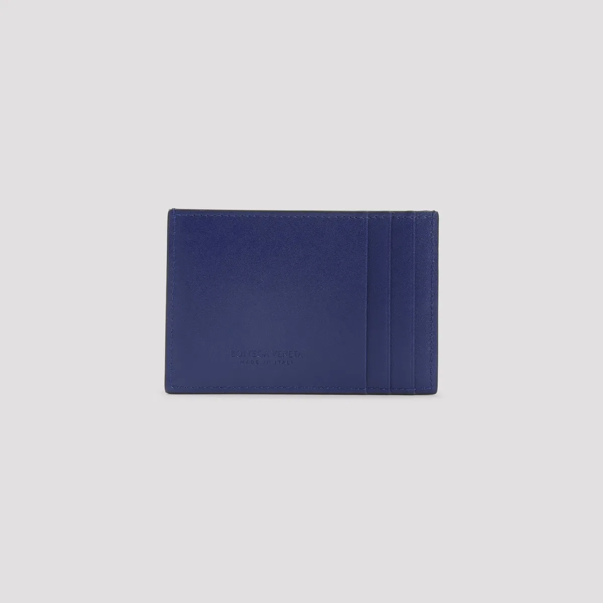 Bottega Veneta Nocturnal Blue Leather Cassette Credit C