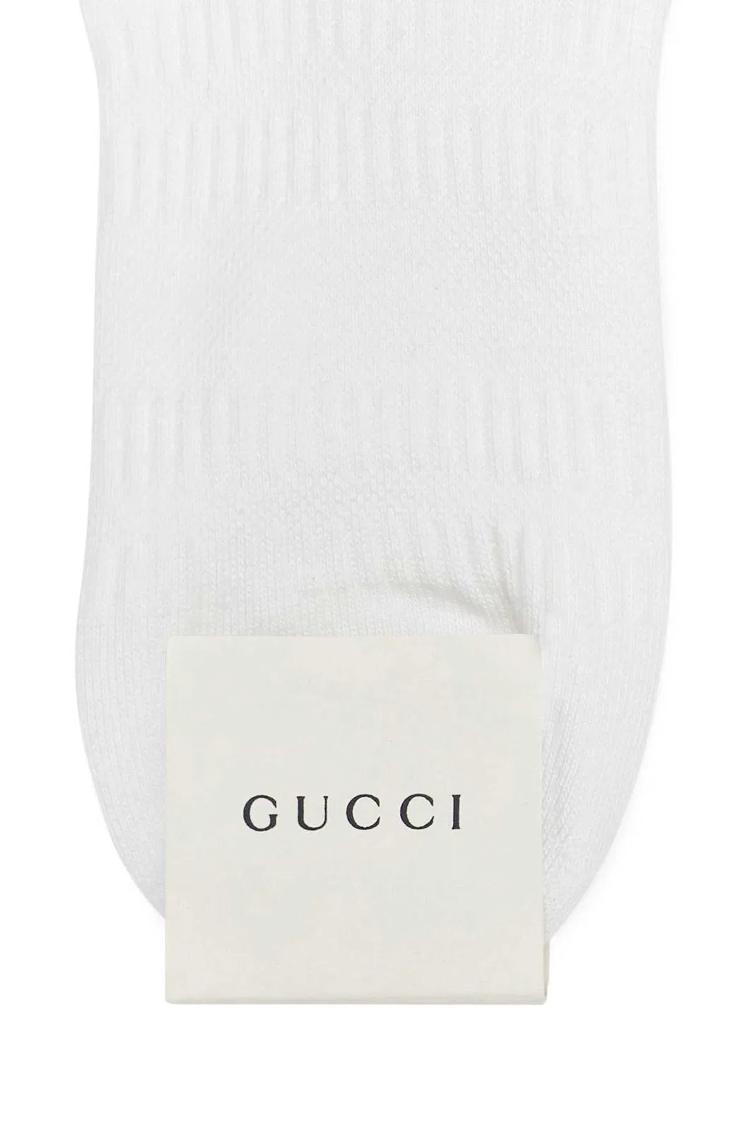 Gucci White Stretch Cotton Blend Socks
