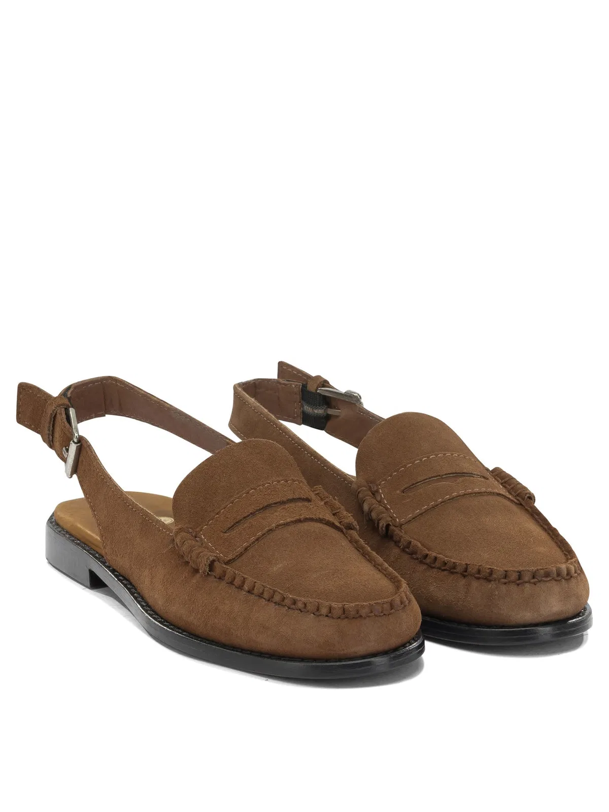 Sebago Dan Brown Leather Leather Sabot
