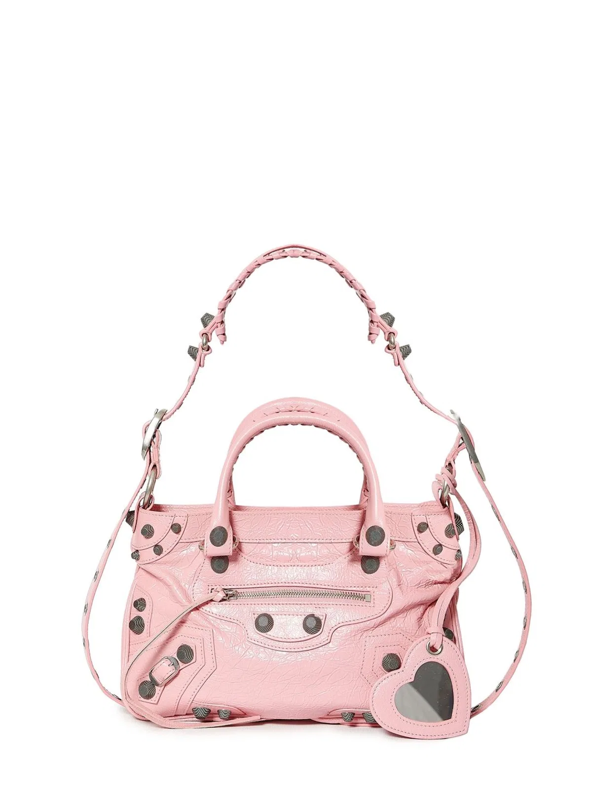 Balenciaga Pink Nappa Leather Neo Cagole Tote M Han