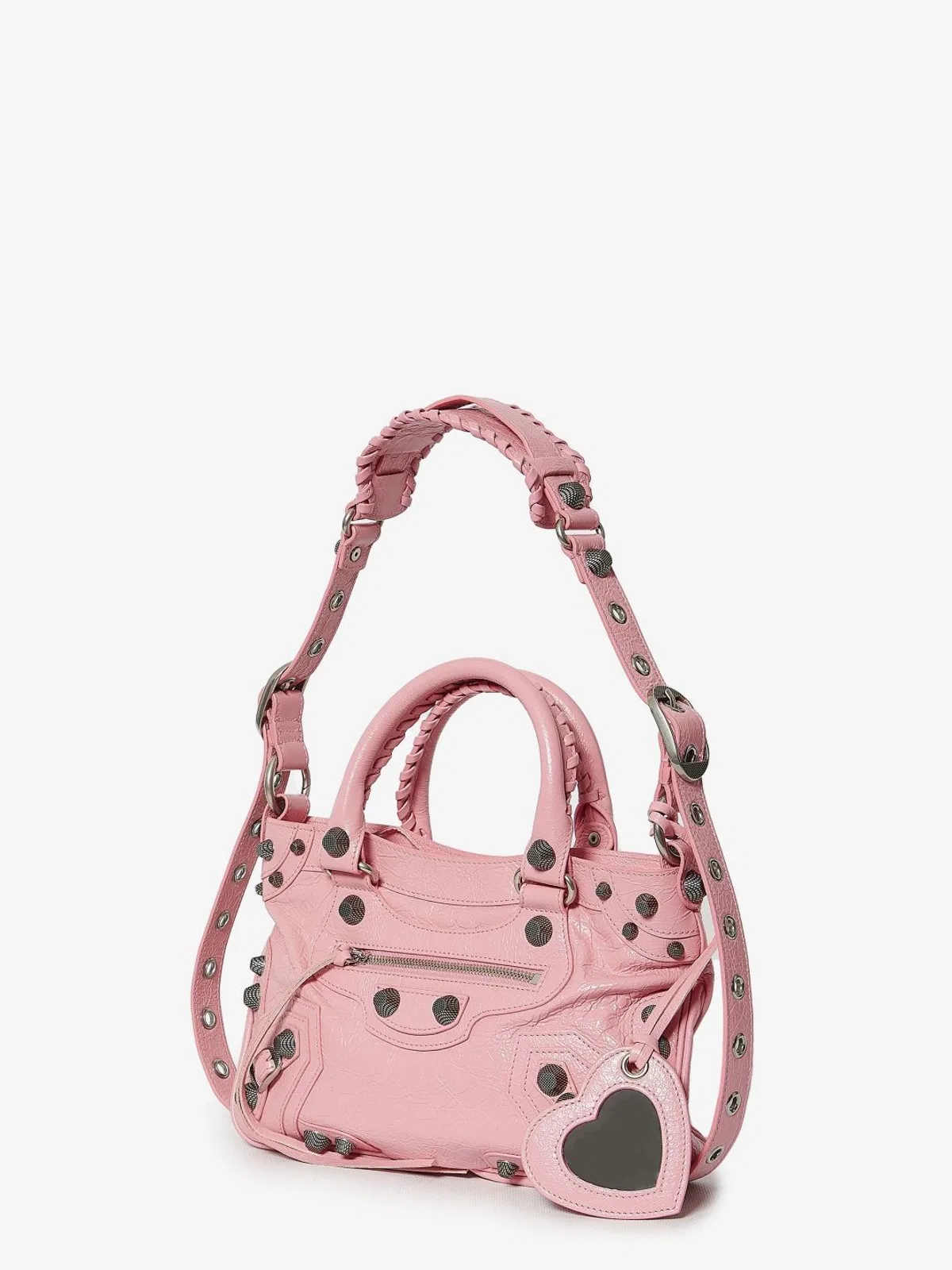 Balenciaga Pink Nappa Leather Neo Cagole Tote M Han