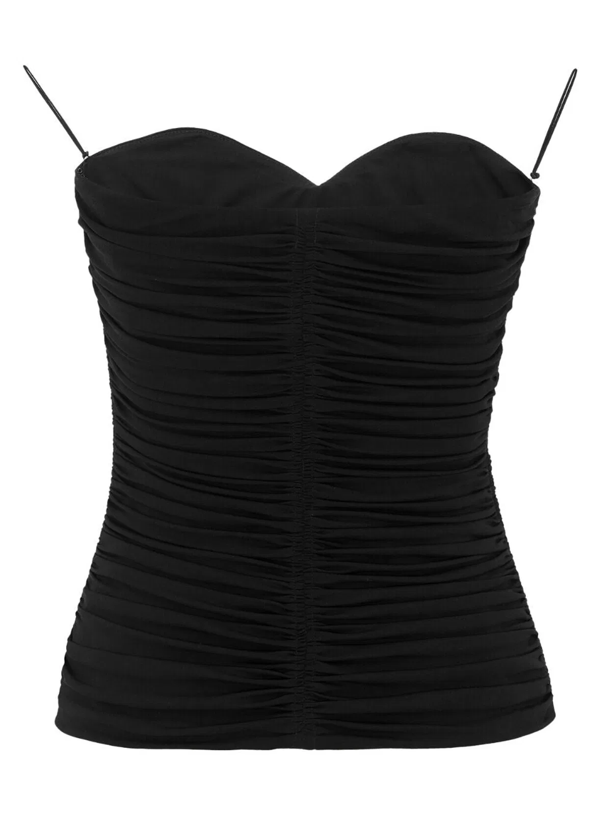Saint Laurent Crepe Jersey Bustier
