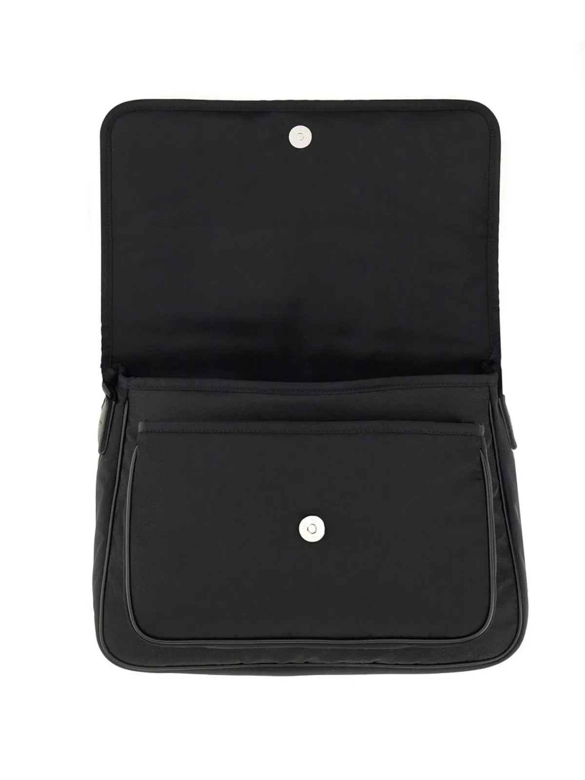 Saint Laurent Black Nylon Niki Crossbody Bag