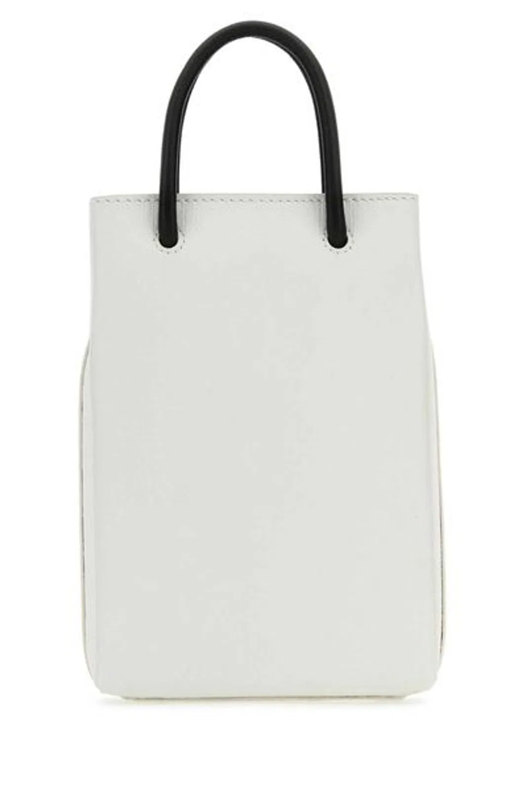 Balenciaga White Leather Phone Case