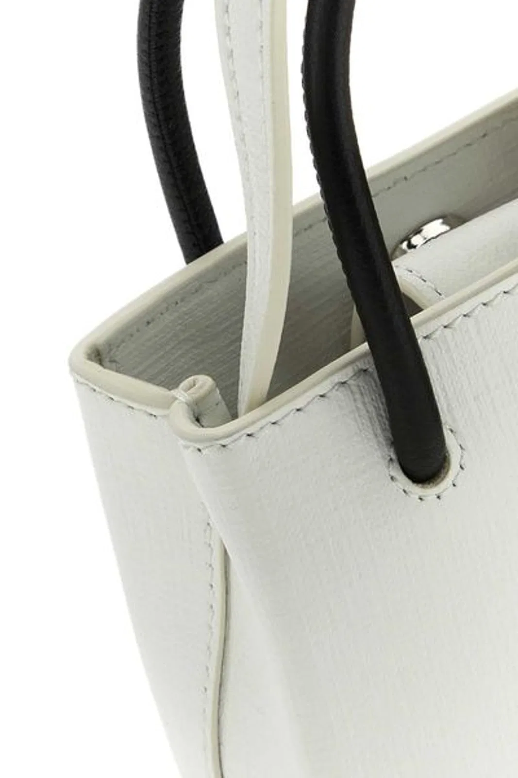 Balenciaga White Leather Phone Case