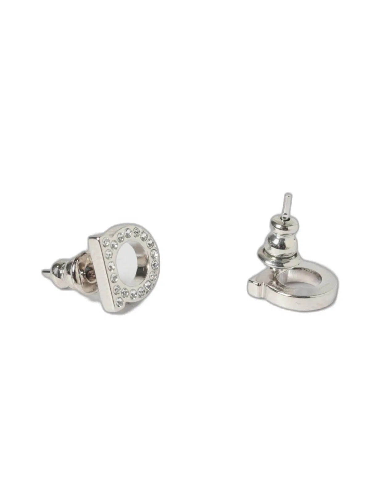 Ferragamo Gancini Crystal Earrings