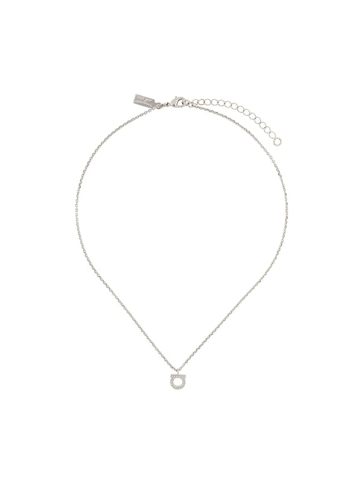 Ferragamo Gancini Crystal Necklace