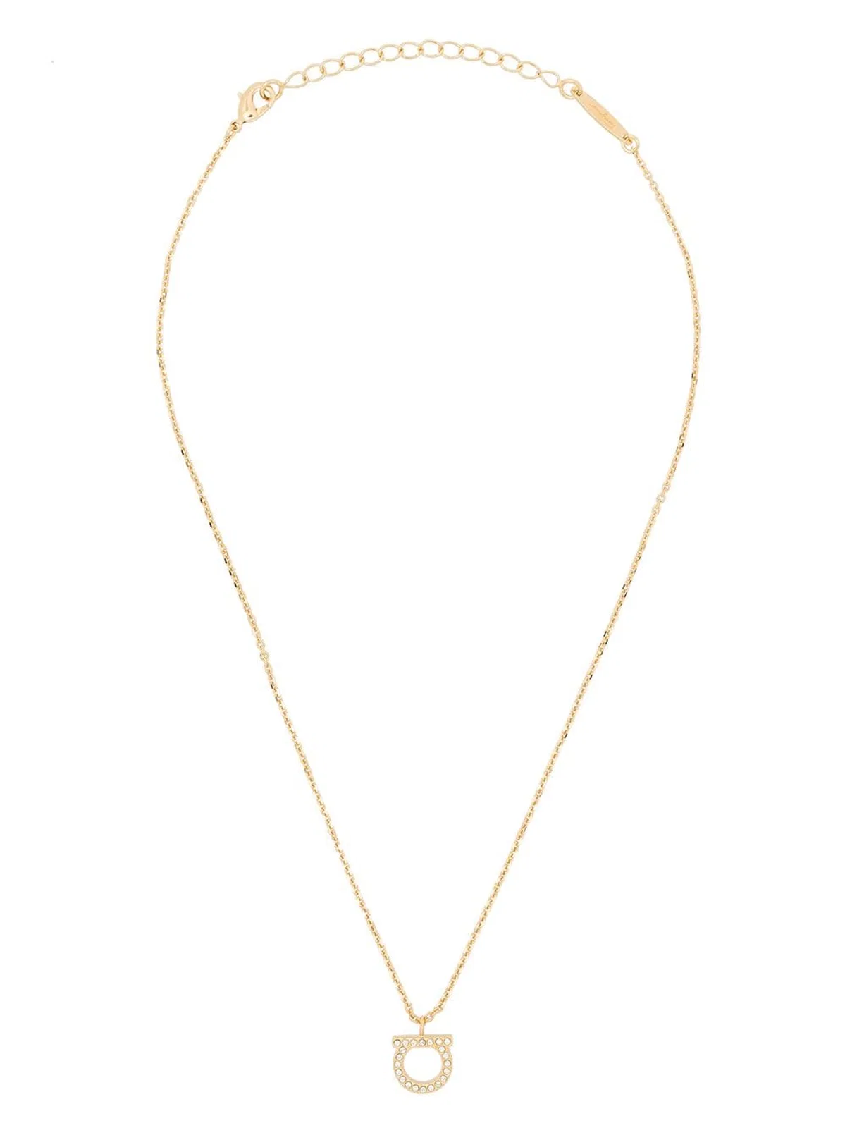 Ferragamo Gancini Crystal Necklace