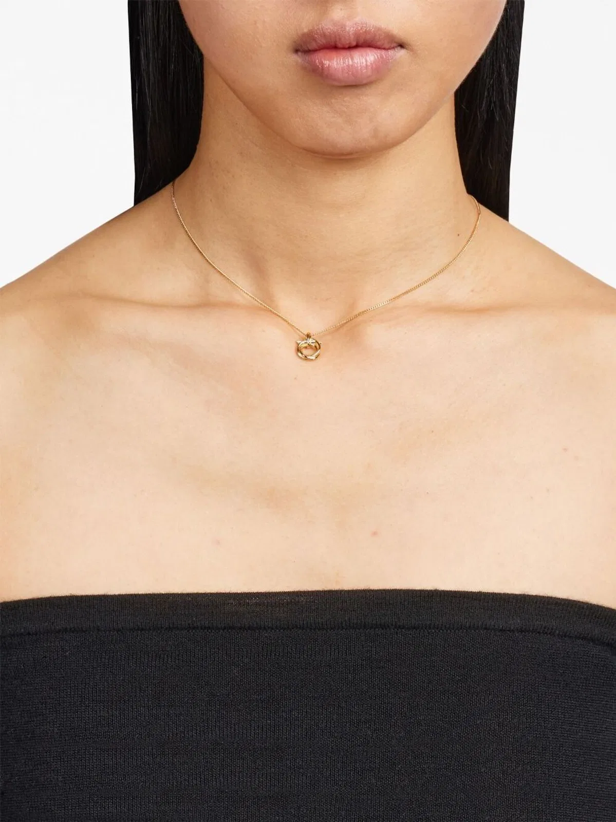 Ferragamo Gancini Pendant Necklace