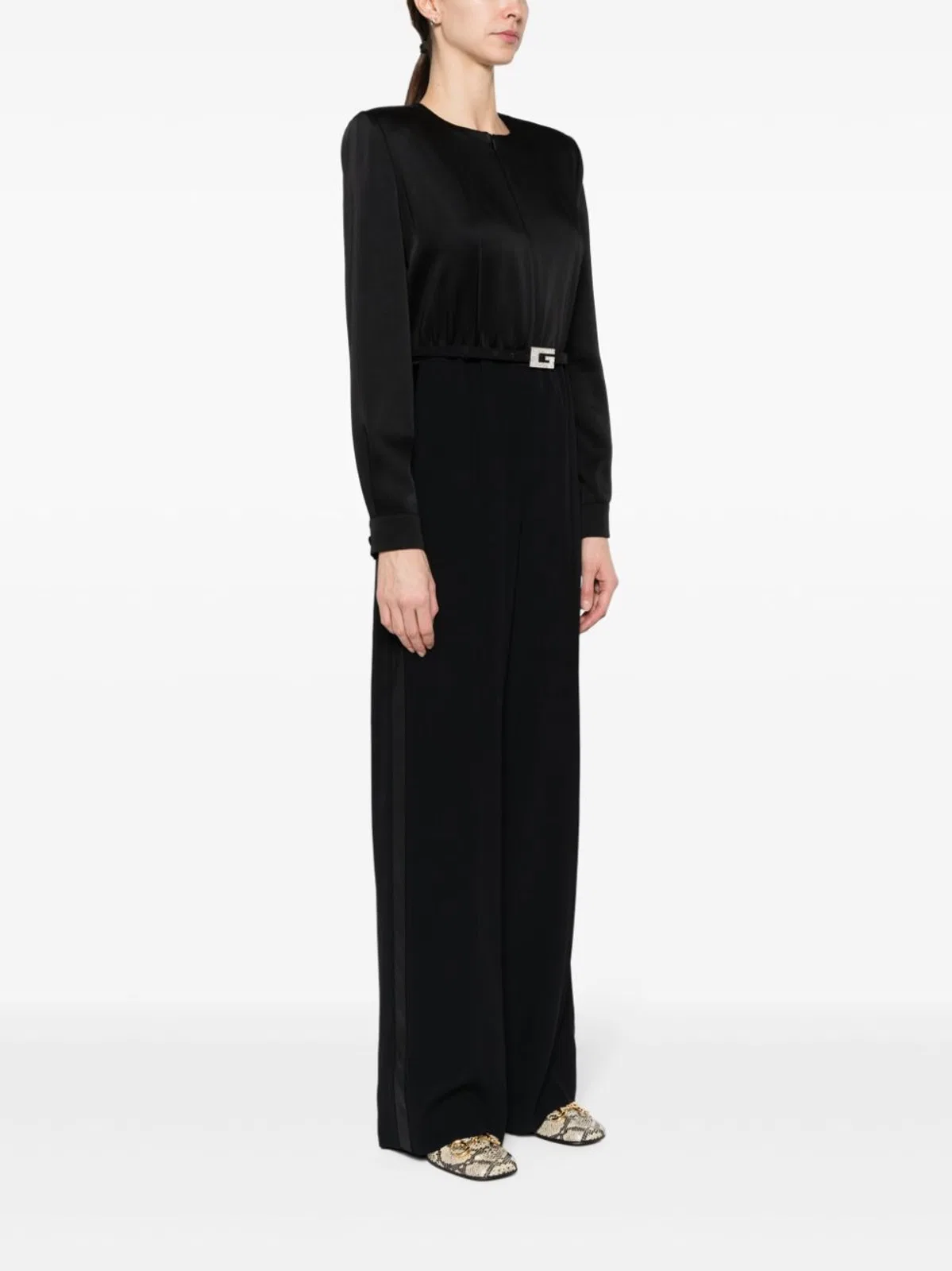 Gucci Viscose Jumpsuit With Belt