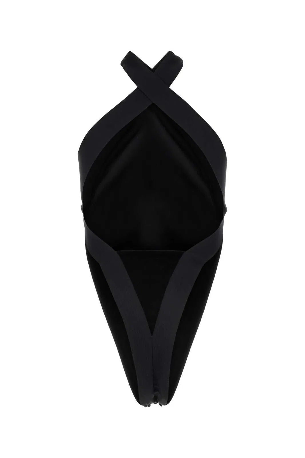 Saint Laurent Black Velvet Bodysuit