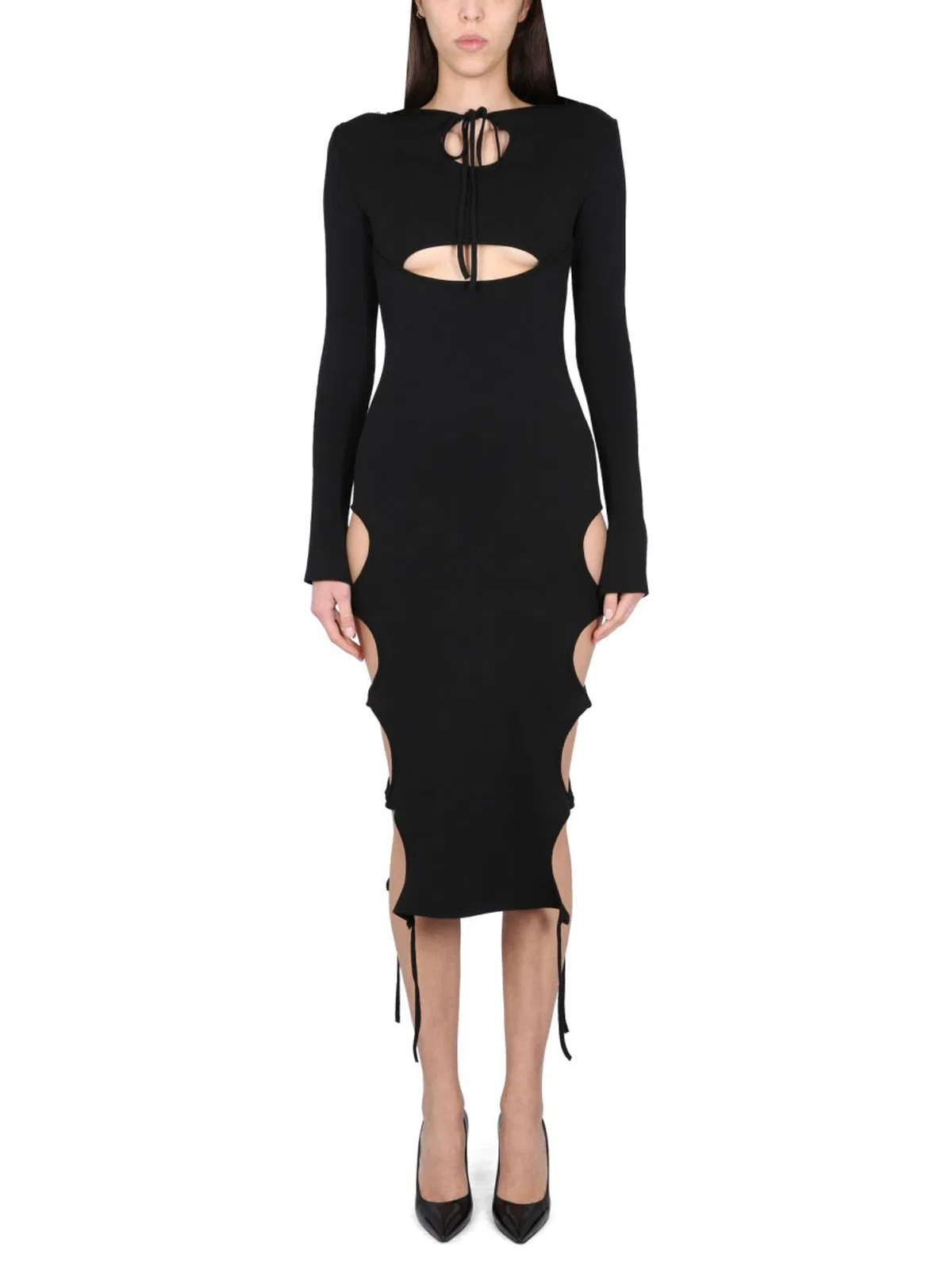 Andreādamo Andreadamo Dress With Cut-Out Details