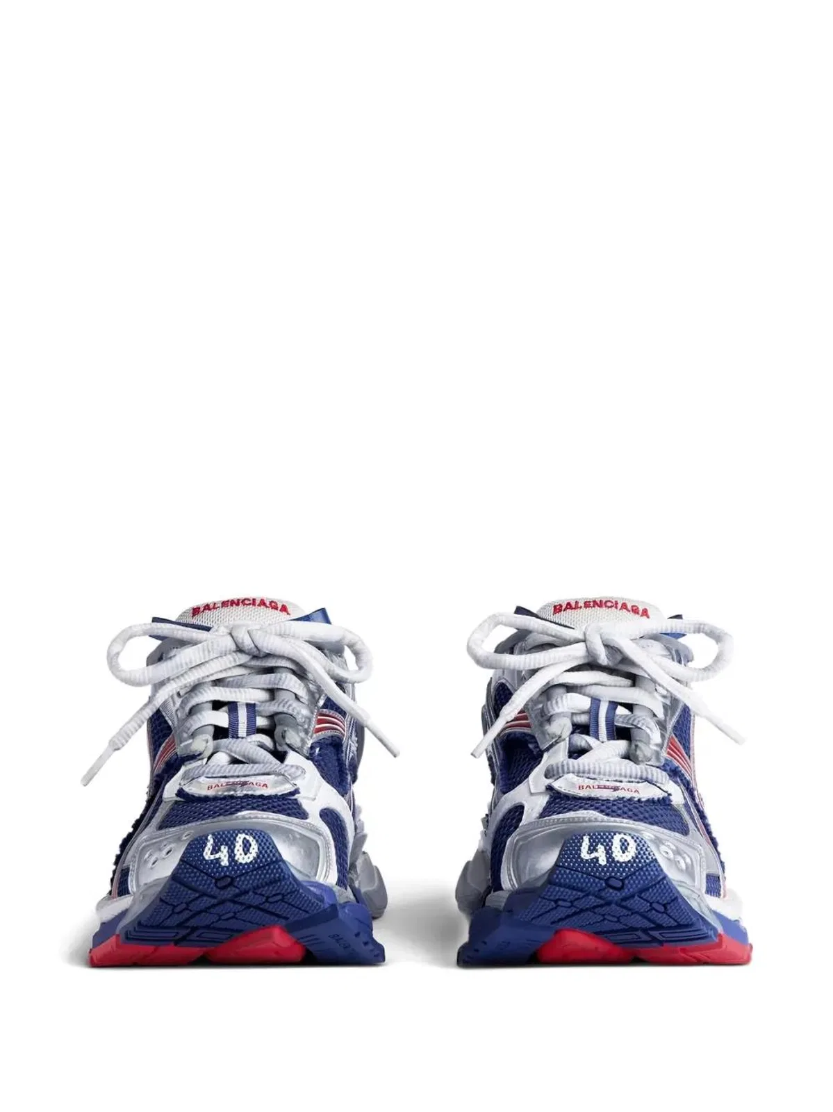Balenciaga Navy Red Grey Sneakers