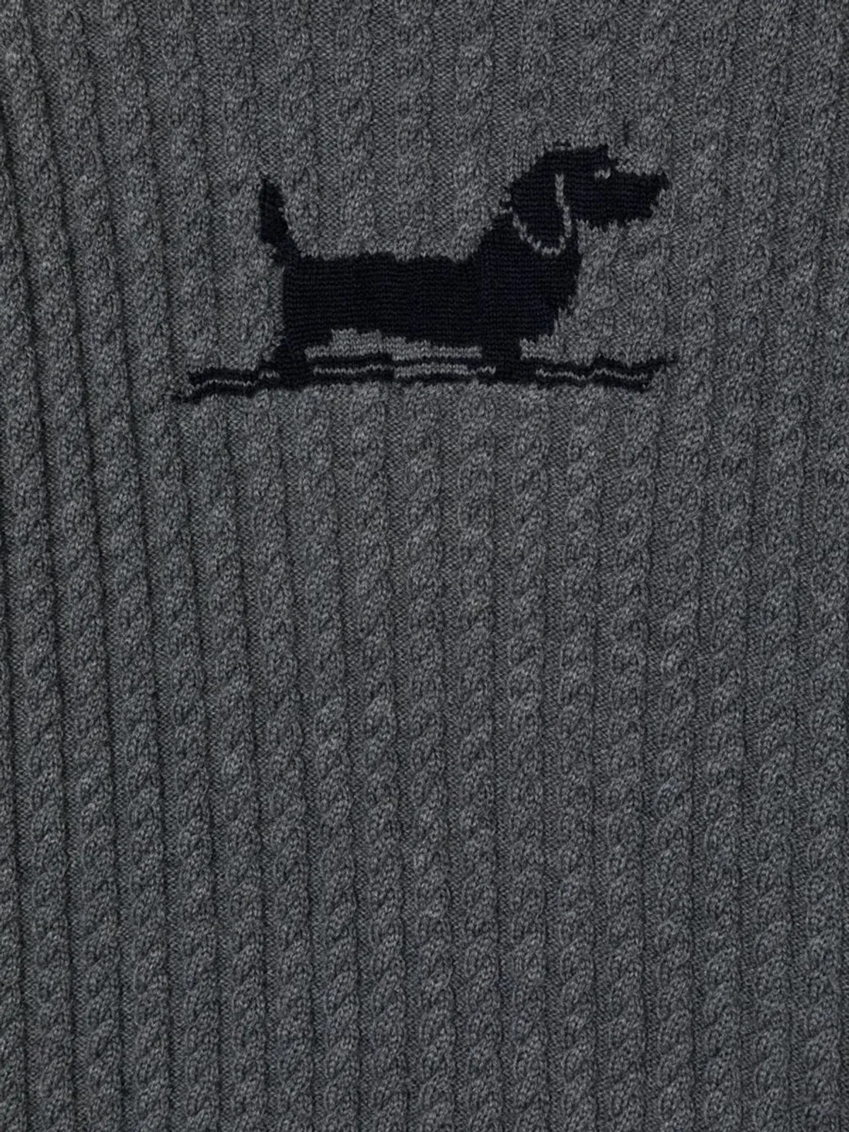 Thom Browne Baby Cable Crewneck Pullover