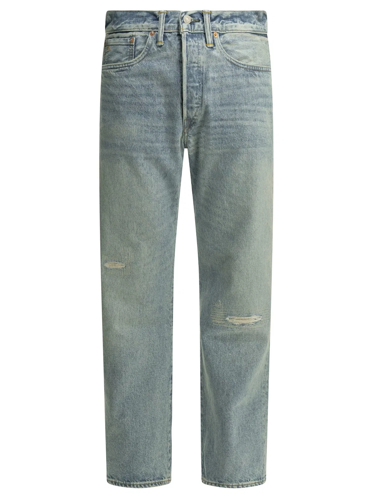 RRL by Ralph Lauren "Bridgeway Wash" Straight-Leg Jeans