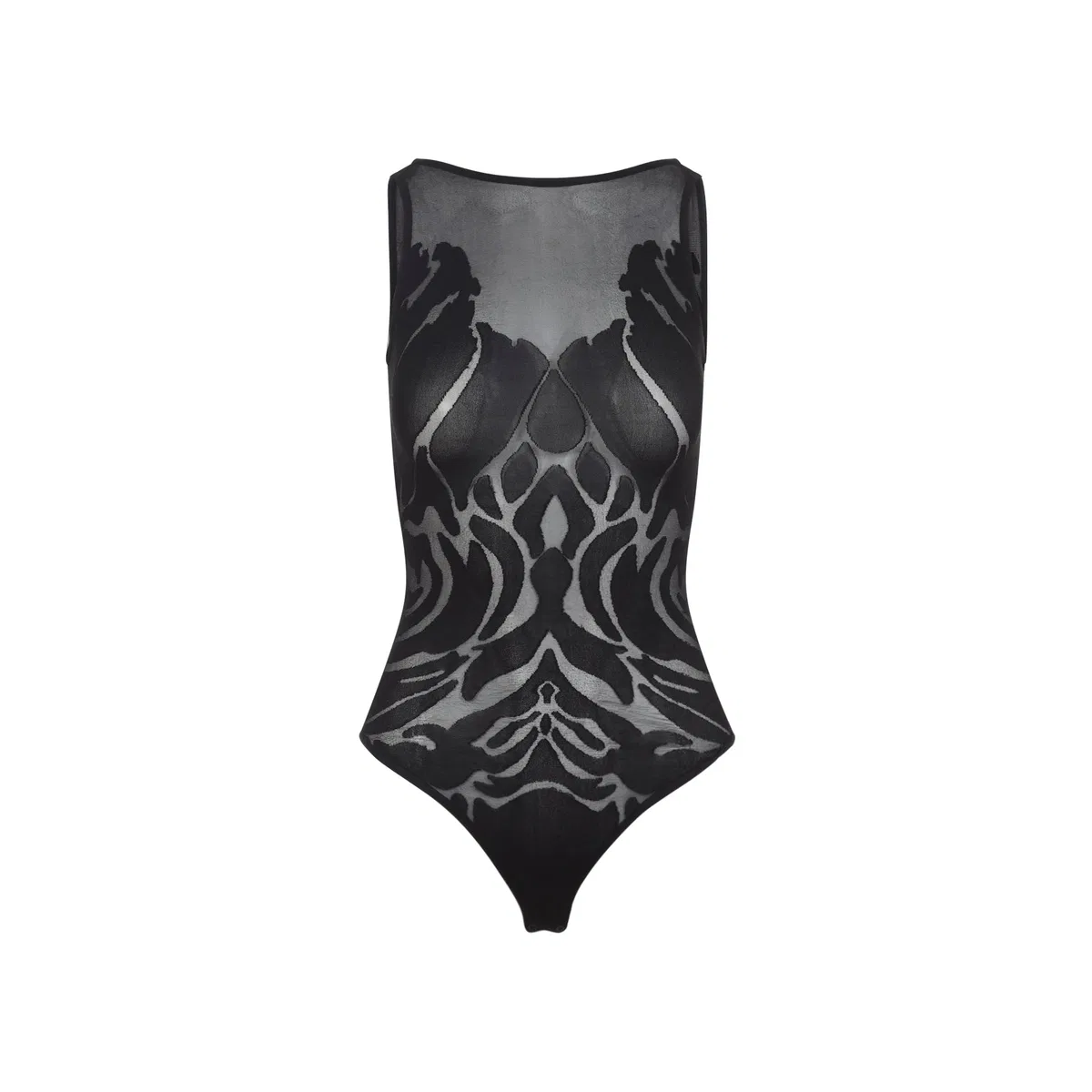 Wolford Black Stretch Polyamide Top