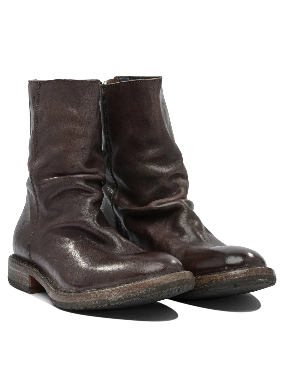 Moma "Minsk" Zippered Ankle Boots