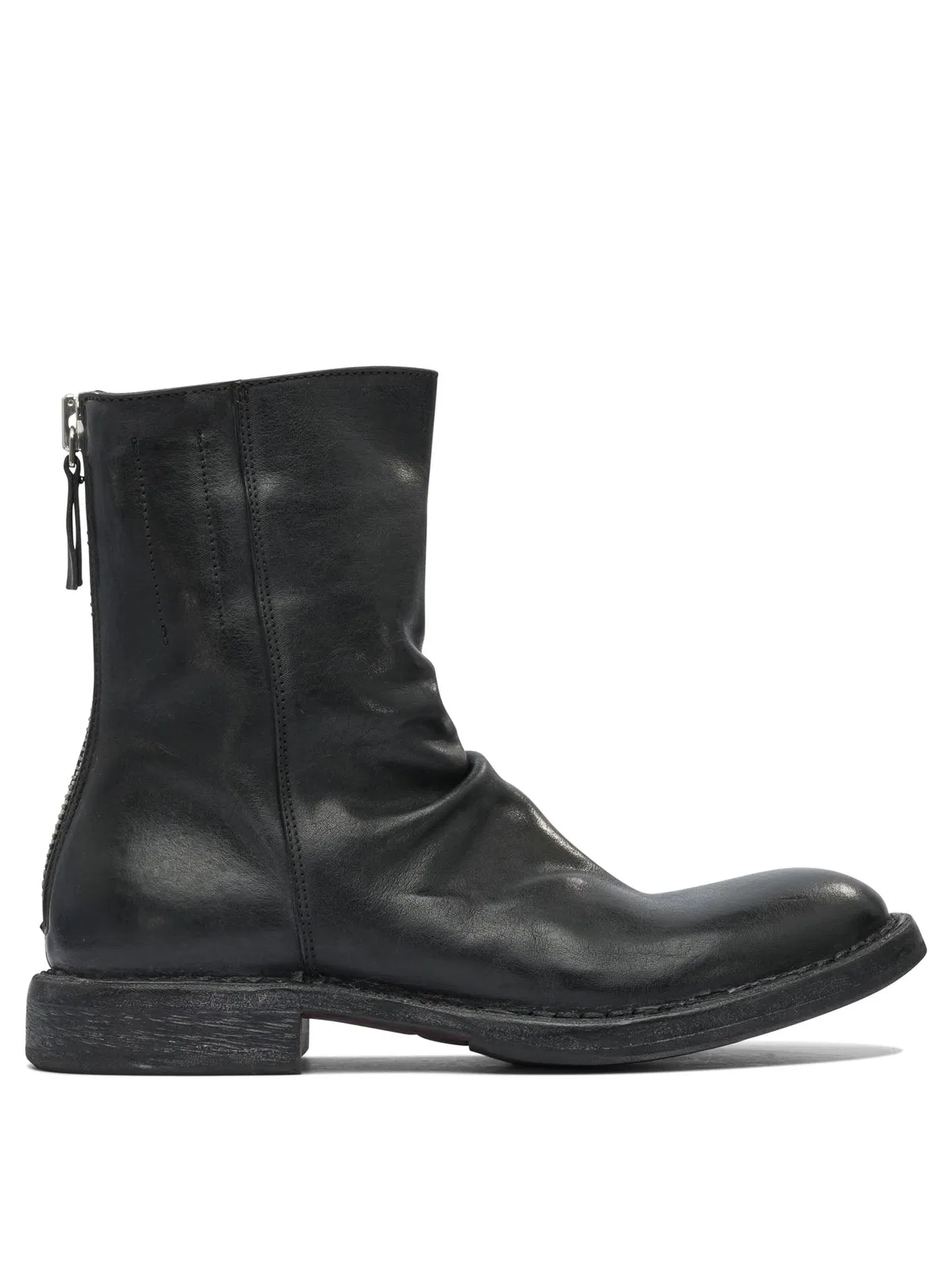 Moma "Minsk" Zippered Ankle Boots