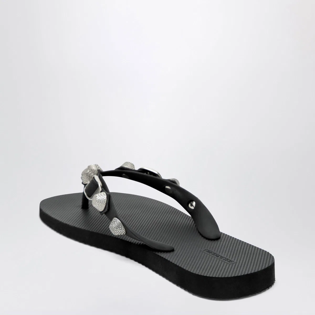 Balenciaga Cagole Studded Flip Flops